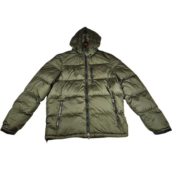 NEW Polo Ralph Lauren L Insulated Down Puffer Coat Winter Jacket Olive MRSP $498 - Picture 4 of 17